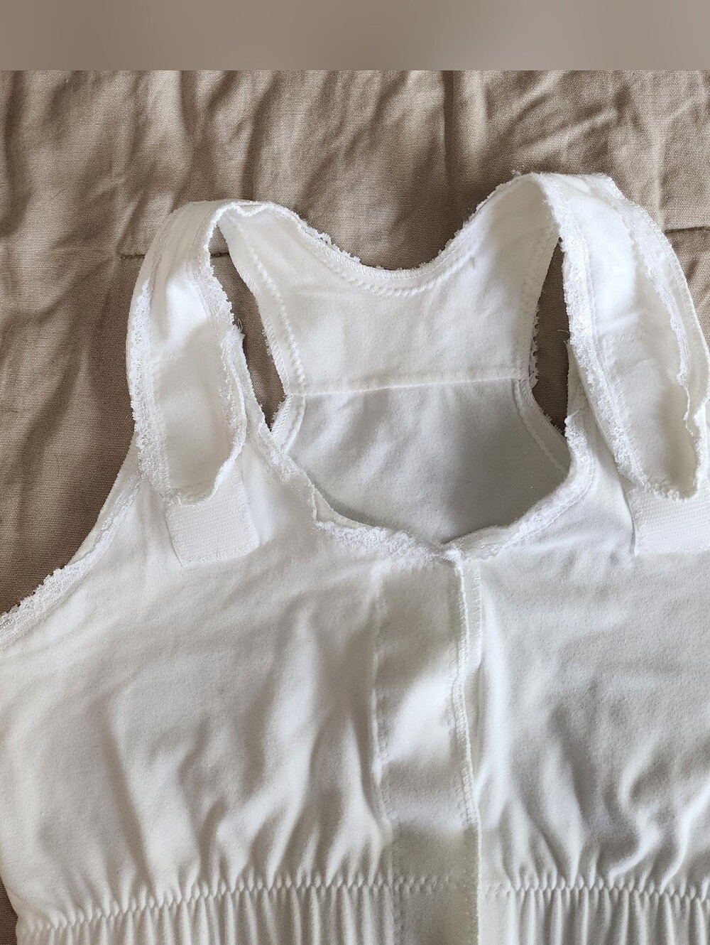 EMS Post-Surgical Compression Bra Adjustable Front Closures SZ Large